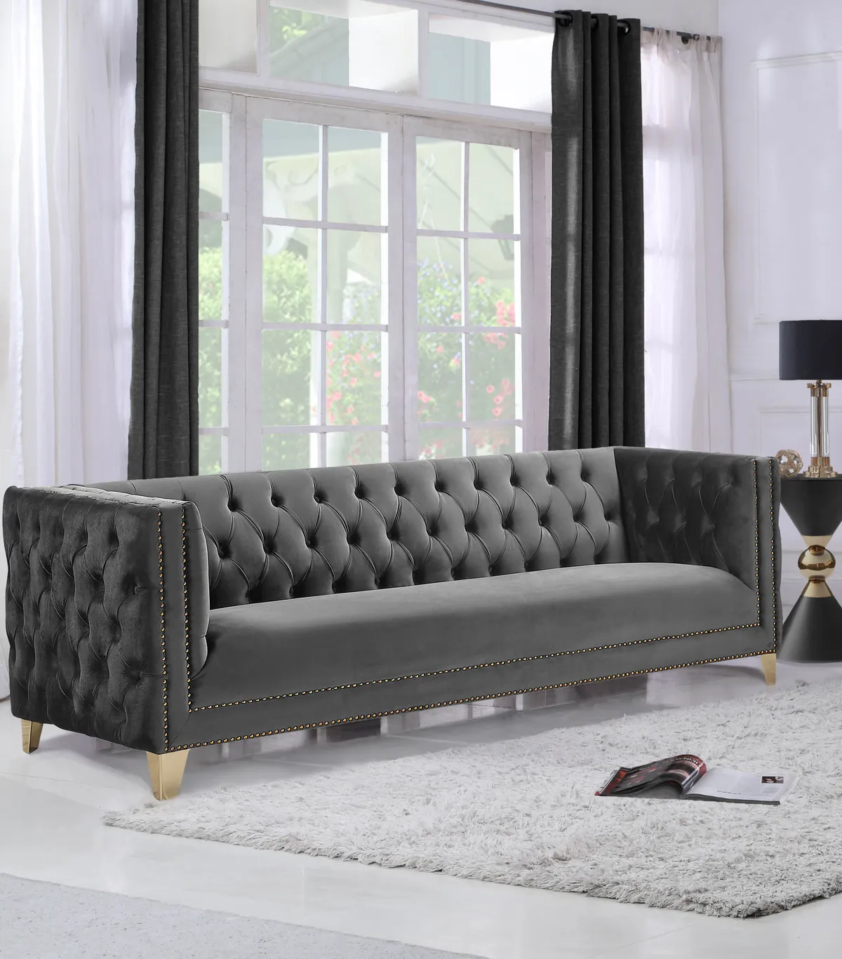 Michelle - Sofa - Gray - View 2