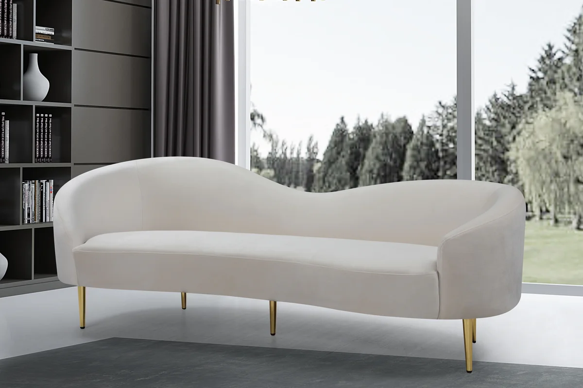 Ritz - Sofa - Cream - View 2