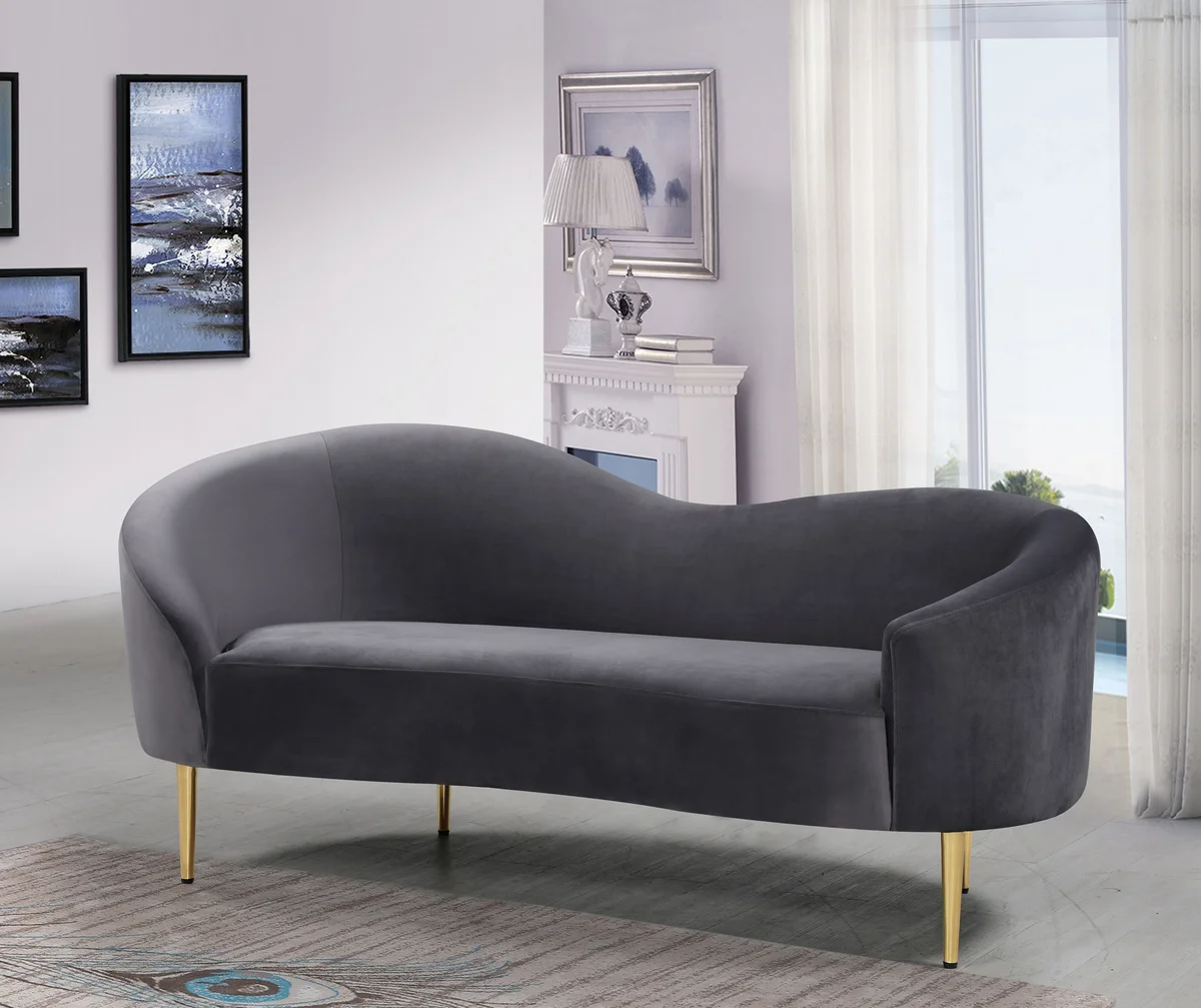 Ritz - Loveseat - Gray