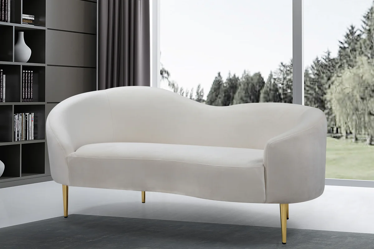 Ritz - Loveseat - Cream