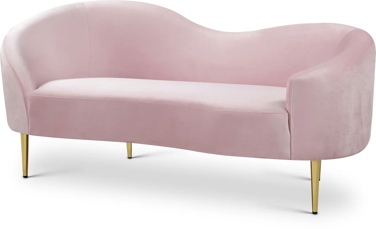 Ritz - Loveseat - Pink