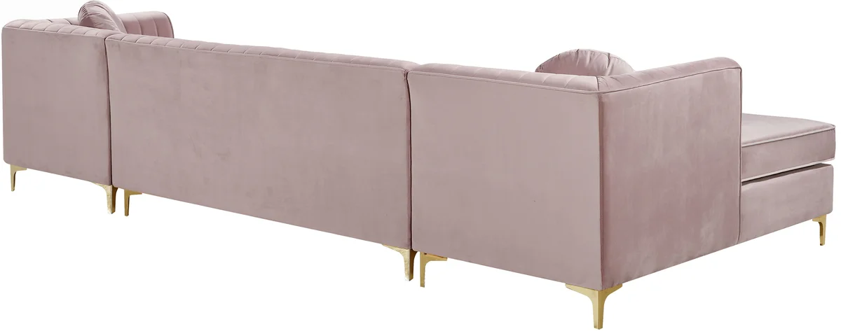 Graham - 3 Piece Sectional - Pink