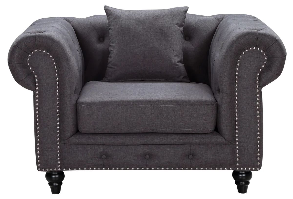 Chesterfield - Chair - Gray