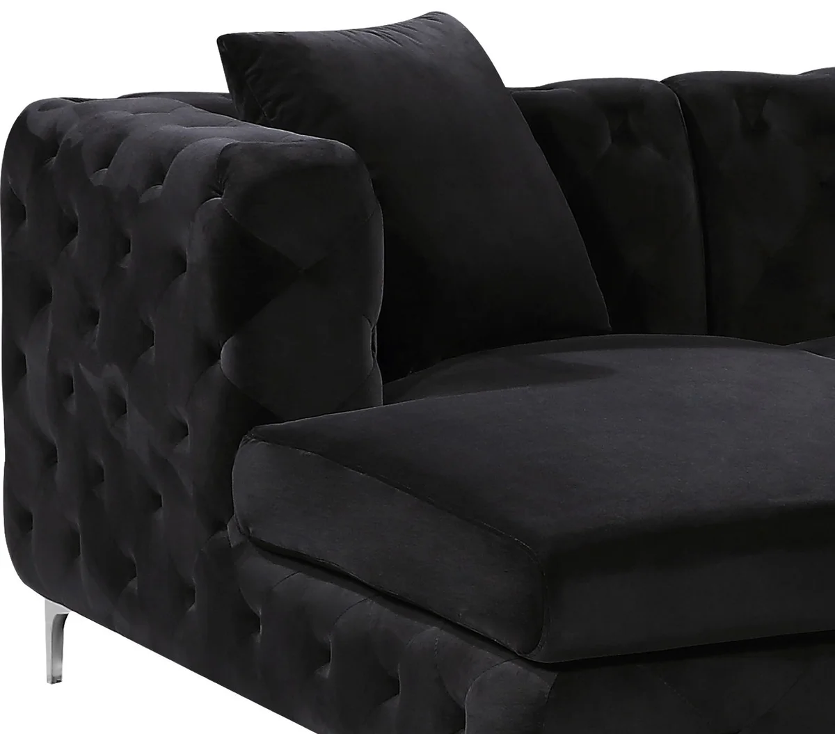 Gail - 3 Piece Sectional - Black