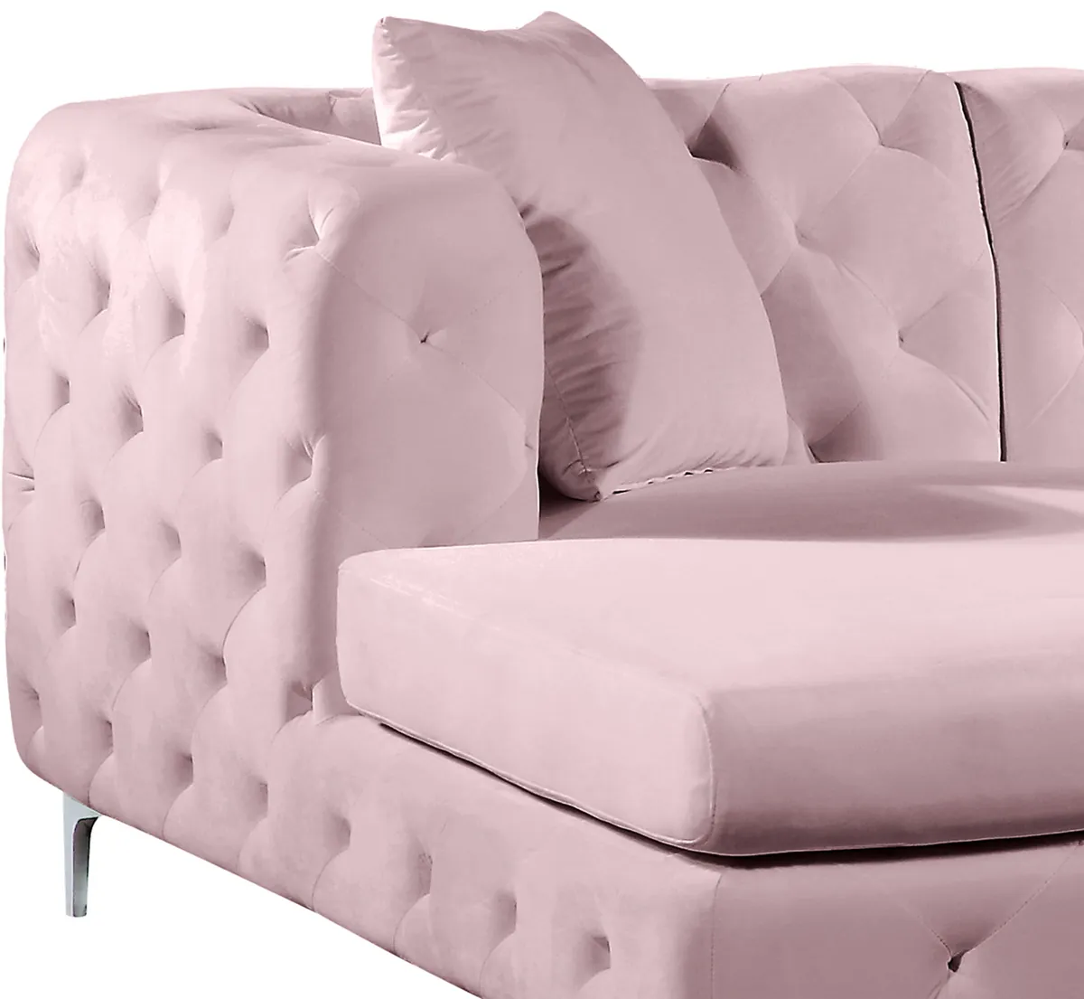 Gail - 3 Piece Sectional - Pink