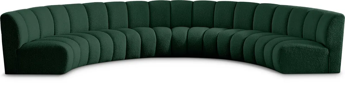 Infinity - 6 Piece Modular Sectional - Green