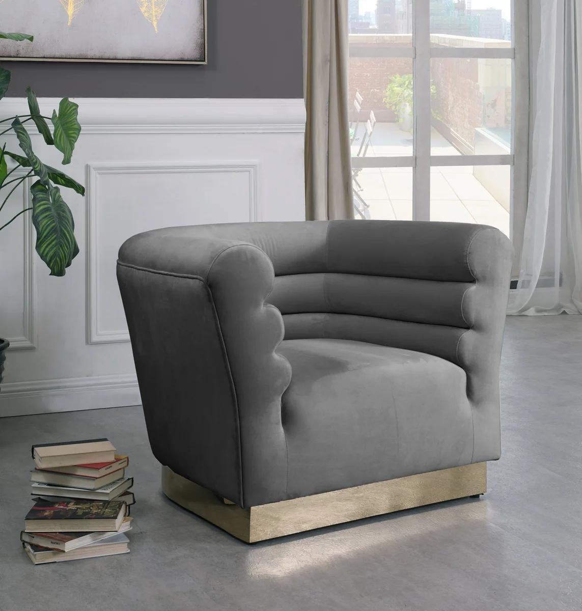 Bellini - Chair - Gray - View 2