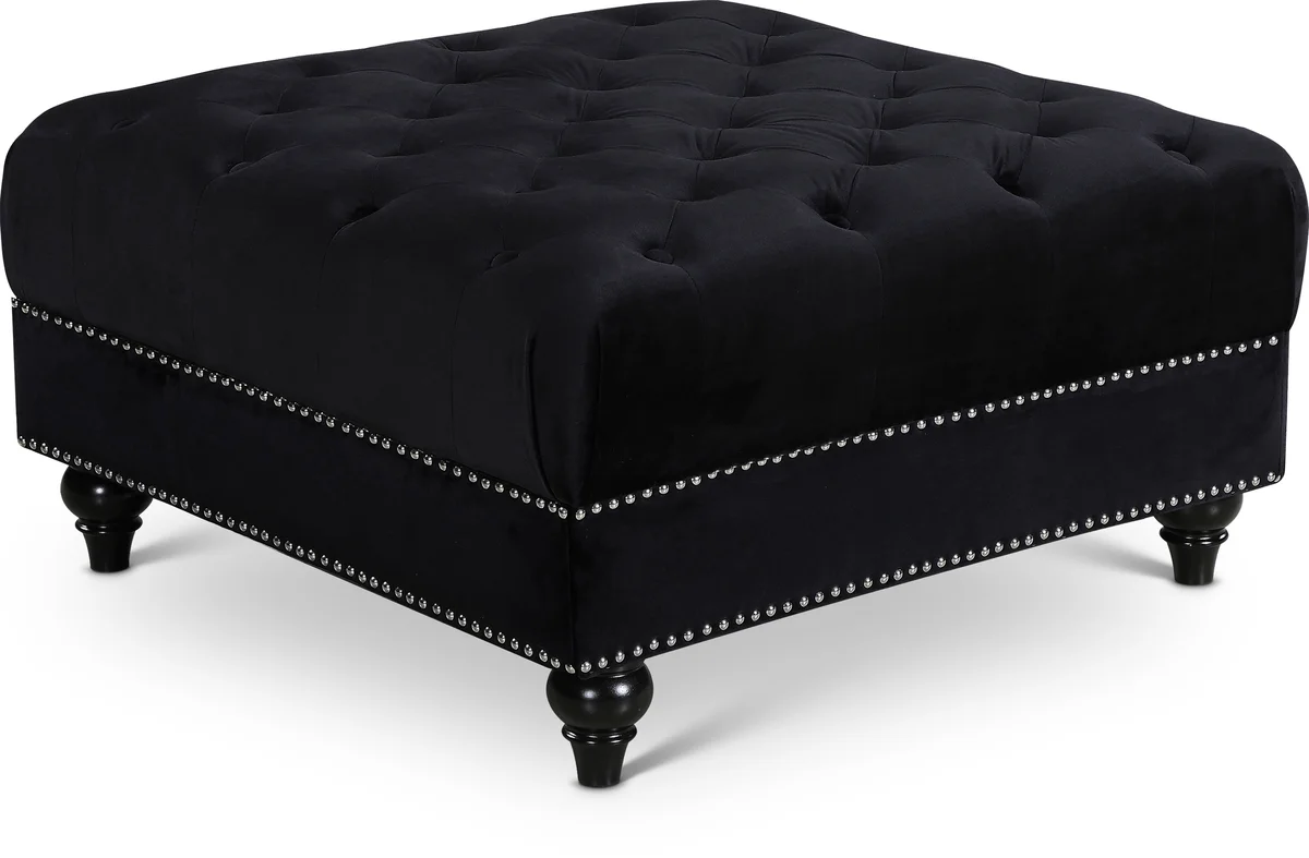Sabrina - Ottoman - Black