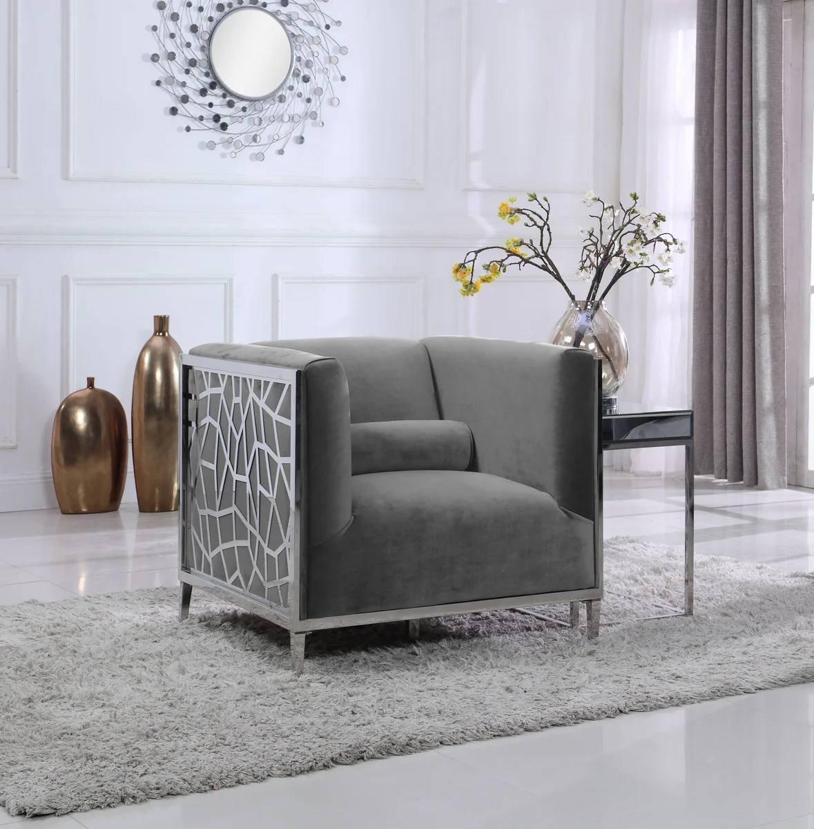 Opal - Chair - Gray - View 2
