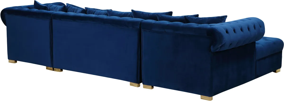 Presley - 3 Piece Sectional - Navy