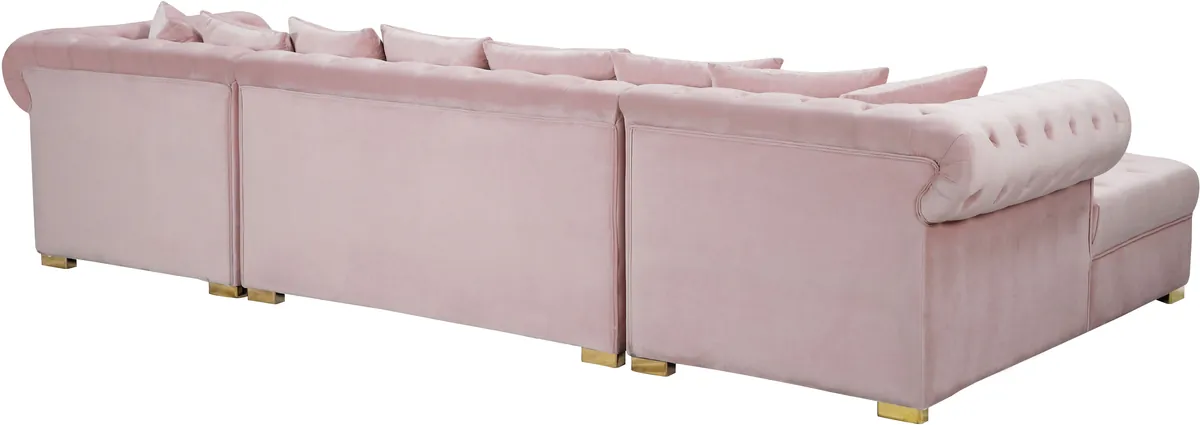 Presley - 3 Piece Sectional - Pink