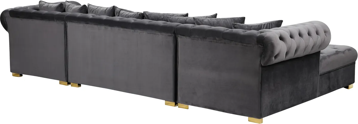 Presley - 3 Piece Sectional - Gray