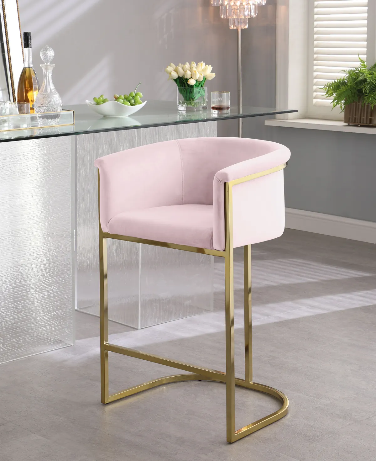 Donatella - Stool - Pink