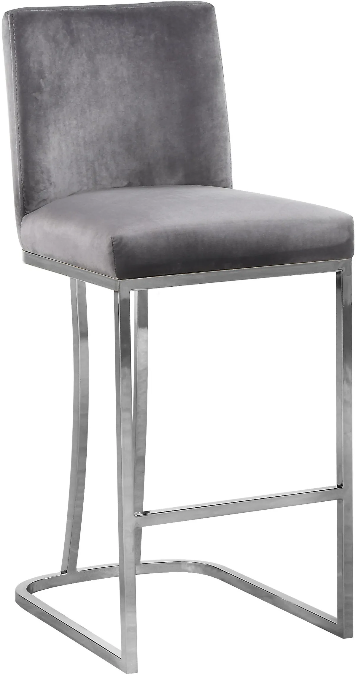 Heidi - Stool - Gray - Fabric