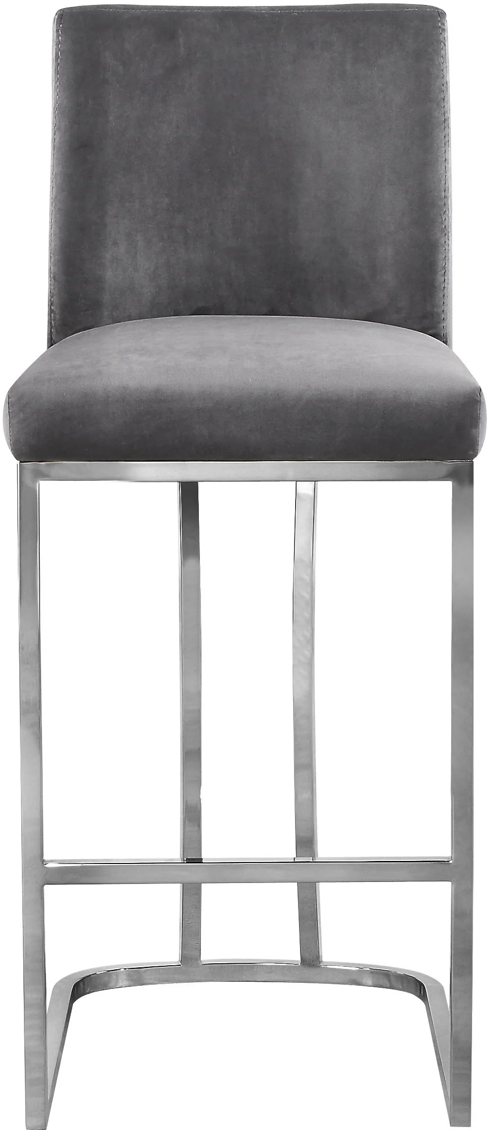 Heidi - Stool - Gray - Fabric