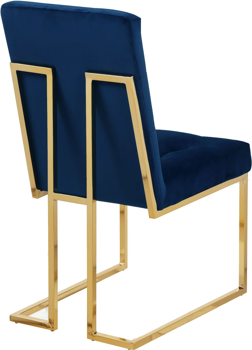 Pierre - Dining Chair (Set of 2) - Navy - View 2