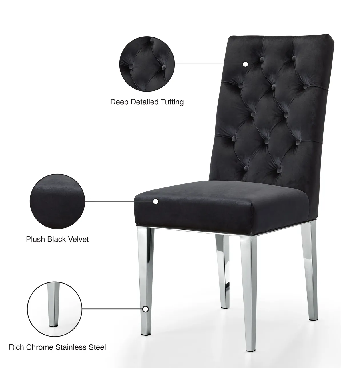 Juno - Dining Chair (Set of 2) - Black
