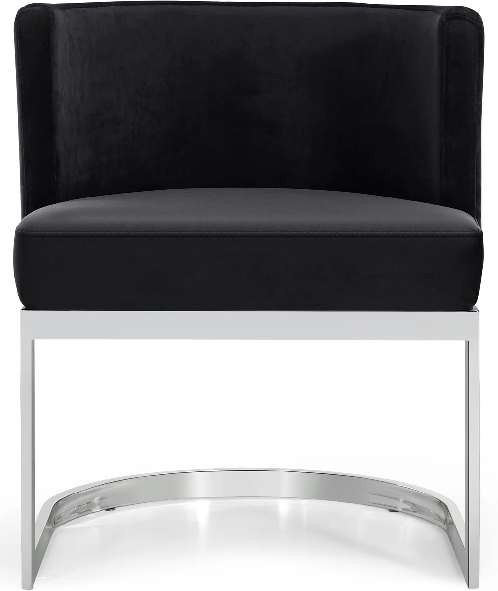 Gianna - Dining Chair - Black - Fabric