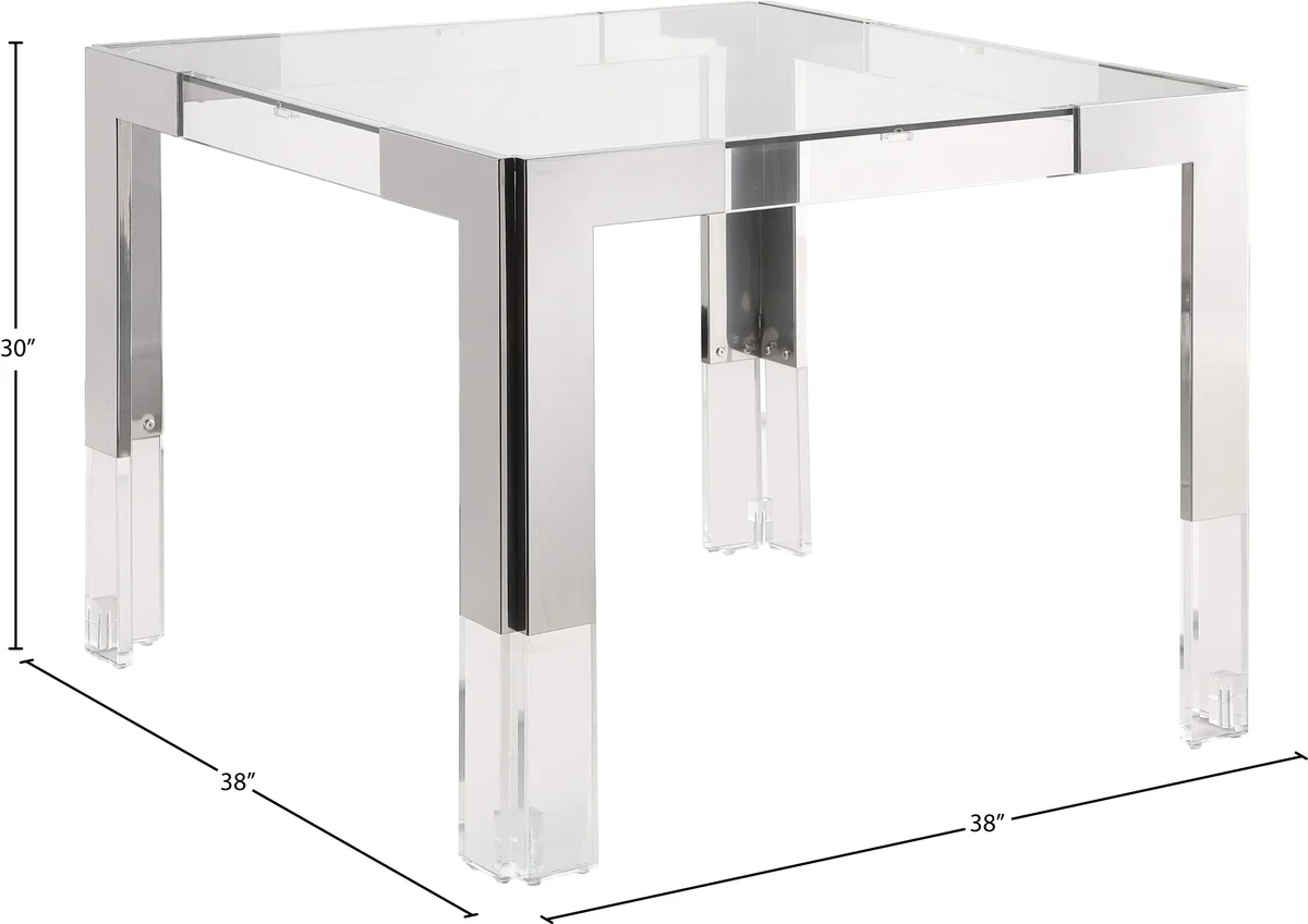 Casper - Dining Table - Chrome - View 2