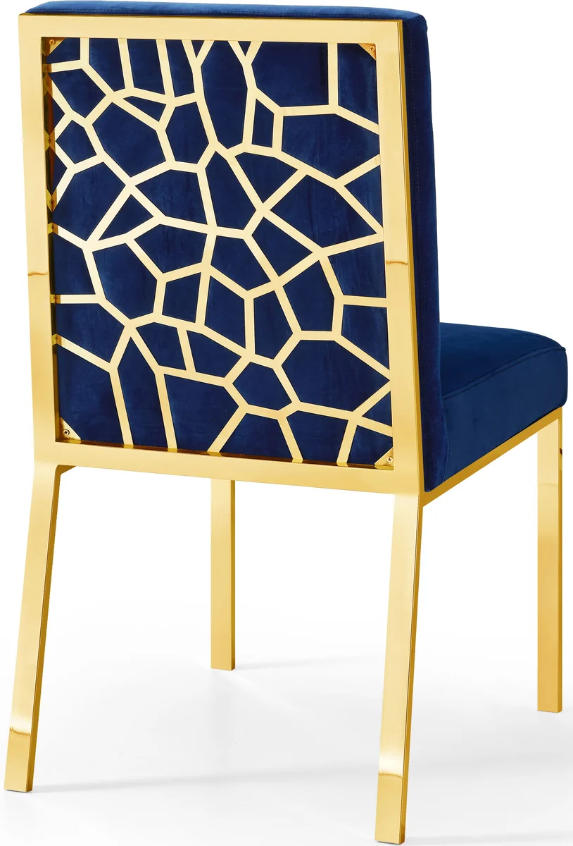 Opal - Dining Chair (Set of 2) - Navy - View 2