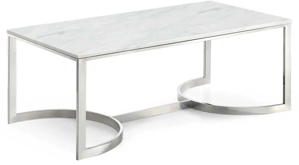 Copley - Coffee Table - Pearl Silver