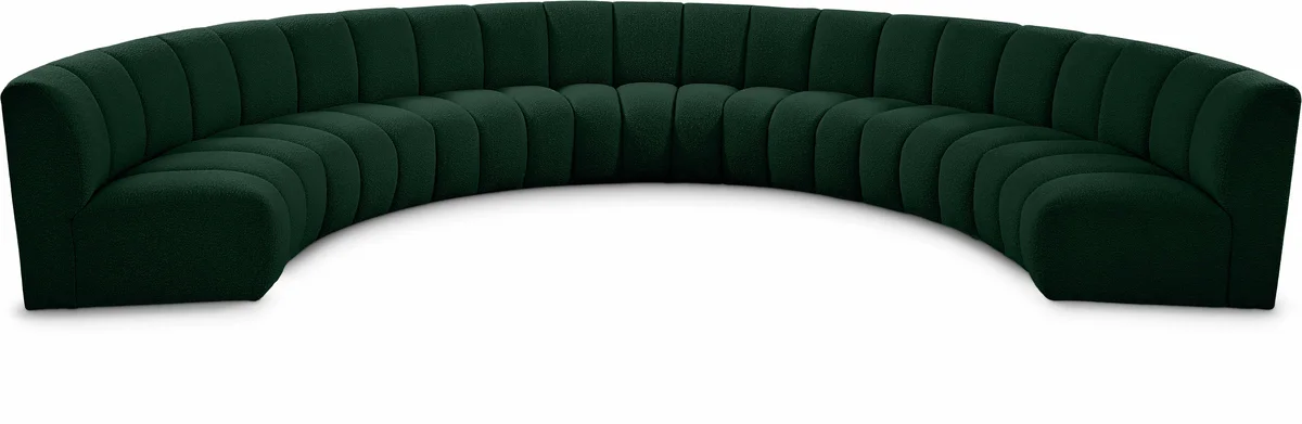 Infinity - 7 Piece Modular Sectional - Green