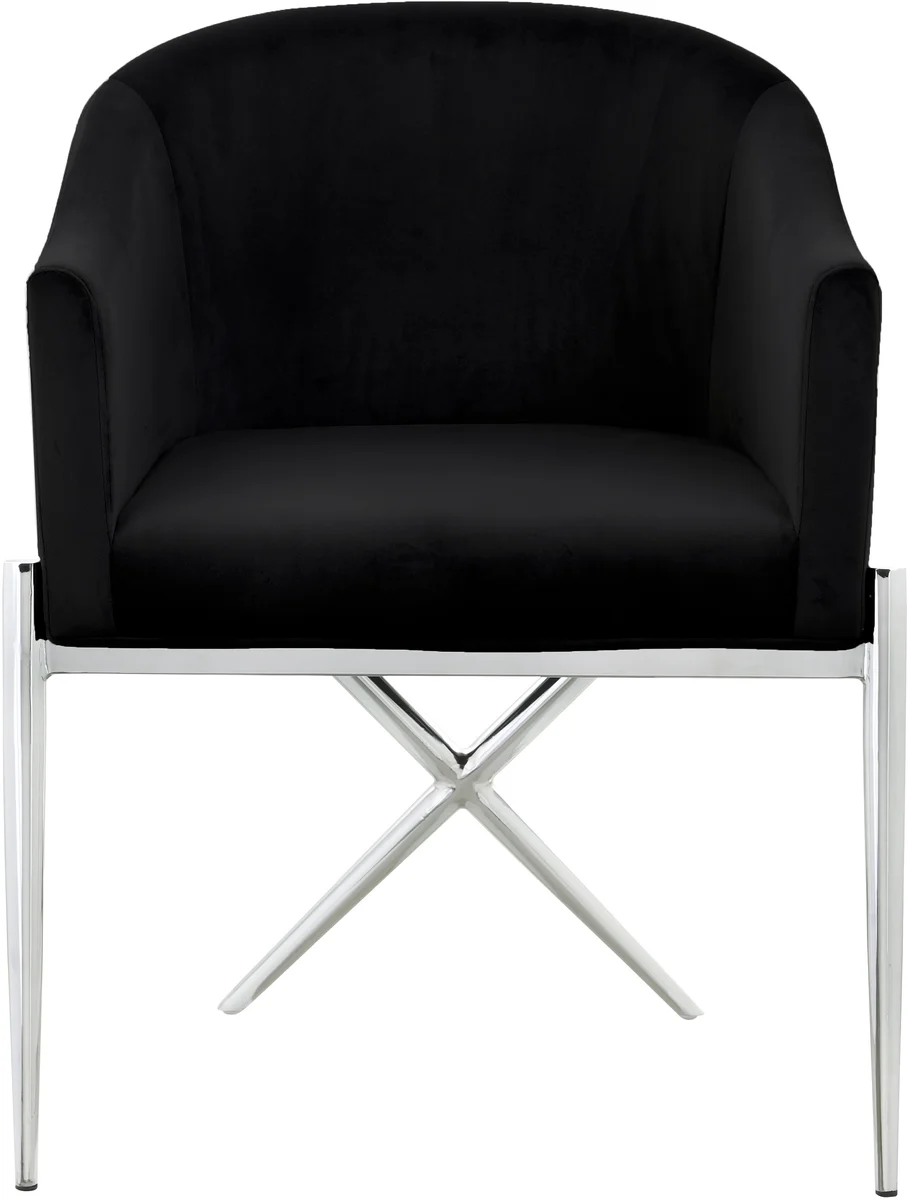 Xavier - Dining Chair - Black - Fabric