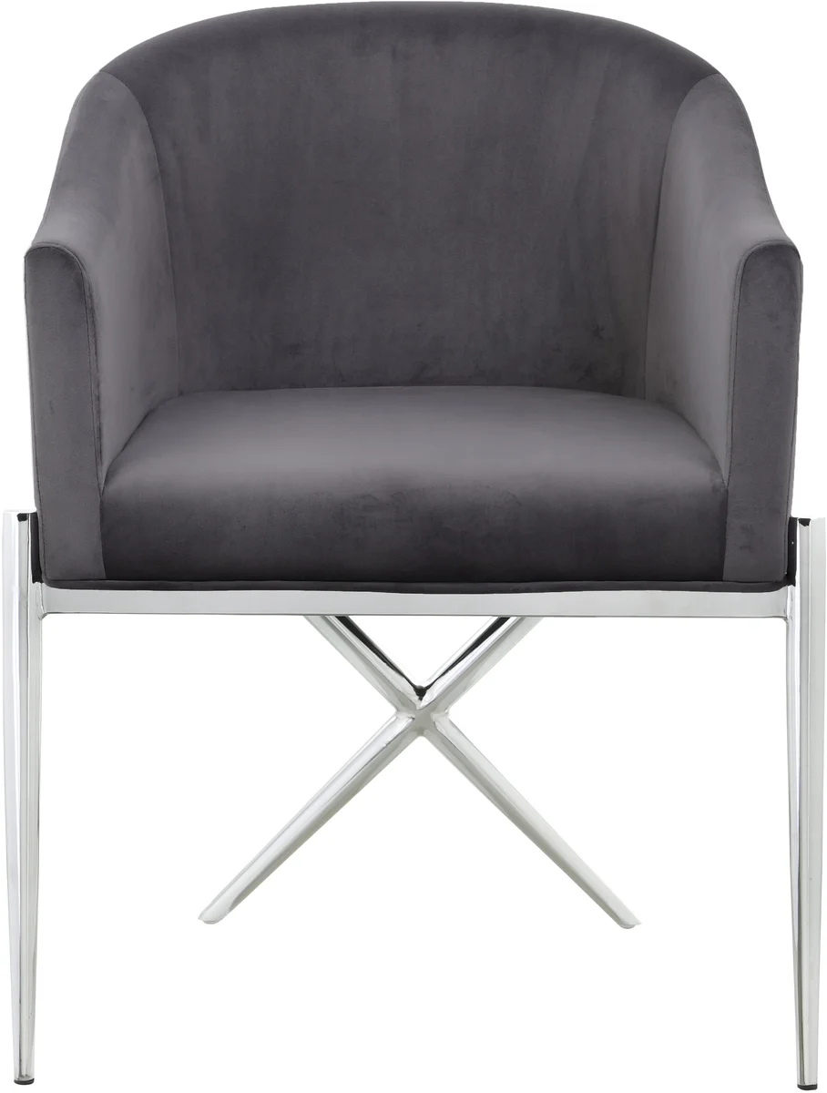 Xavier - Dining Chair - Gray - Fabric