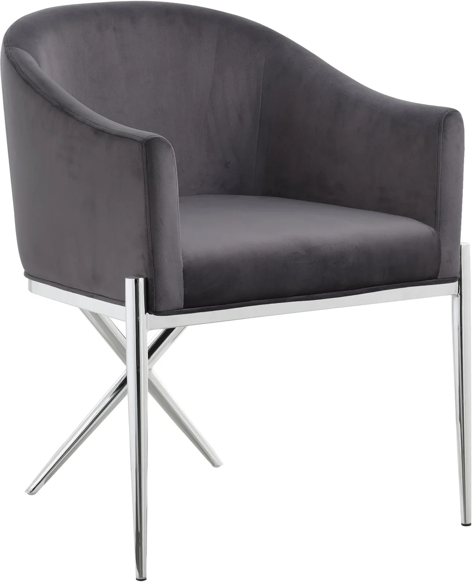 Xavier - Dining Chair - Gray - Fabric