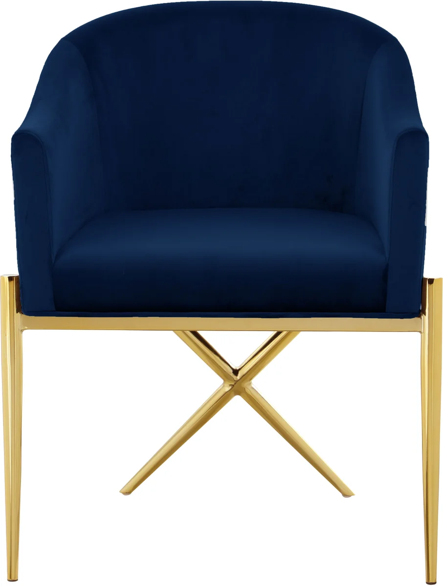 Xavier - Dining Chair - Navy