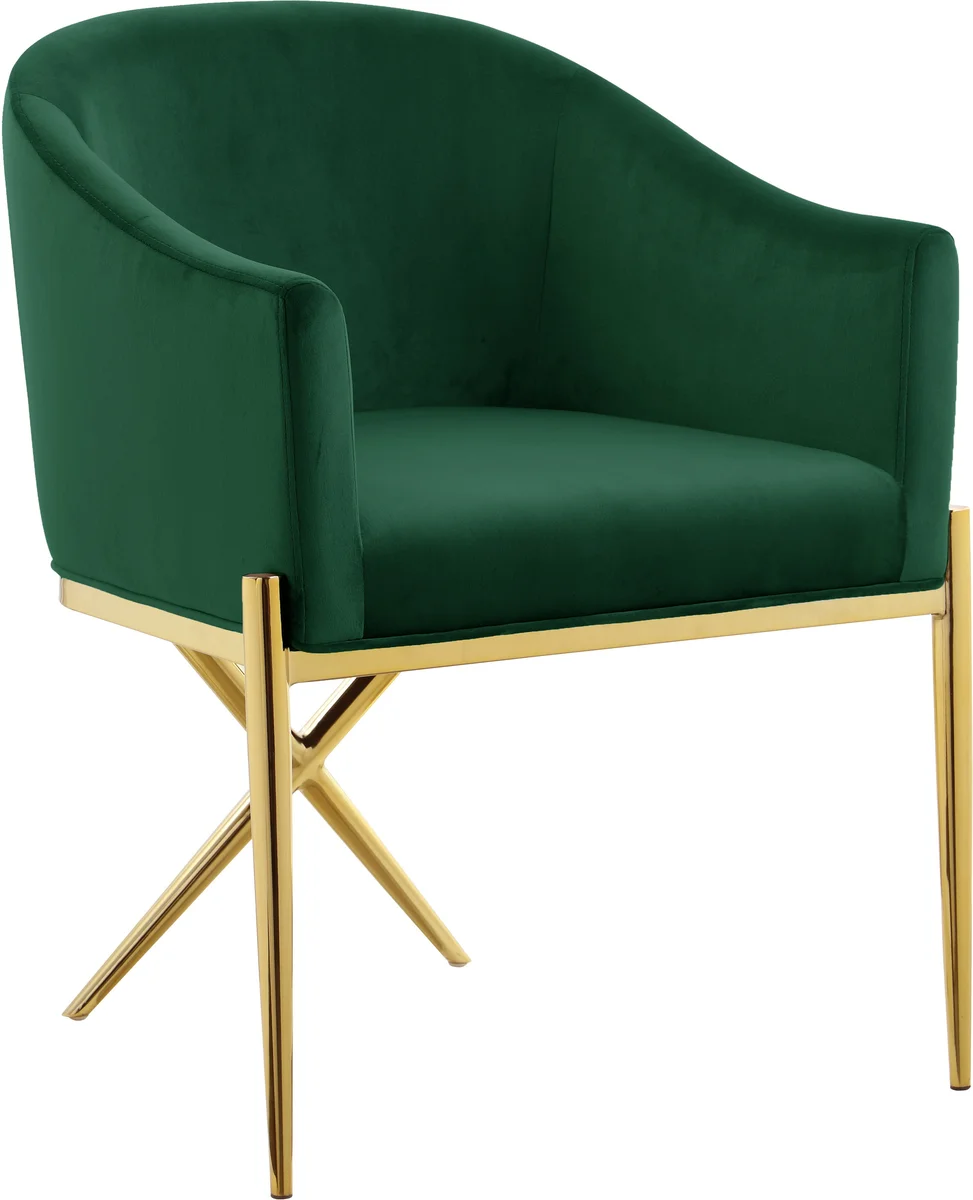 Xavier - Dining Chair - Green