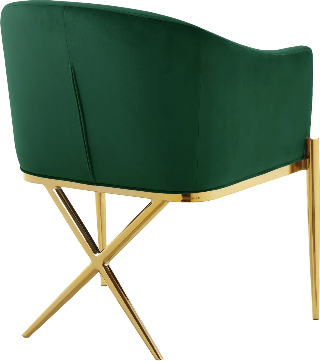 Xavier - Dining Chair - Green - View 2