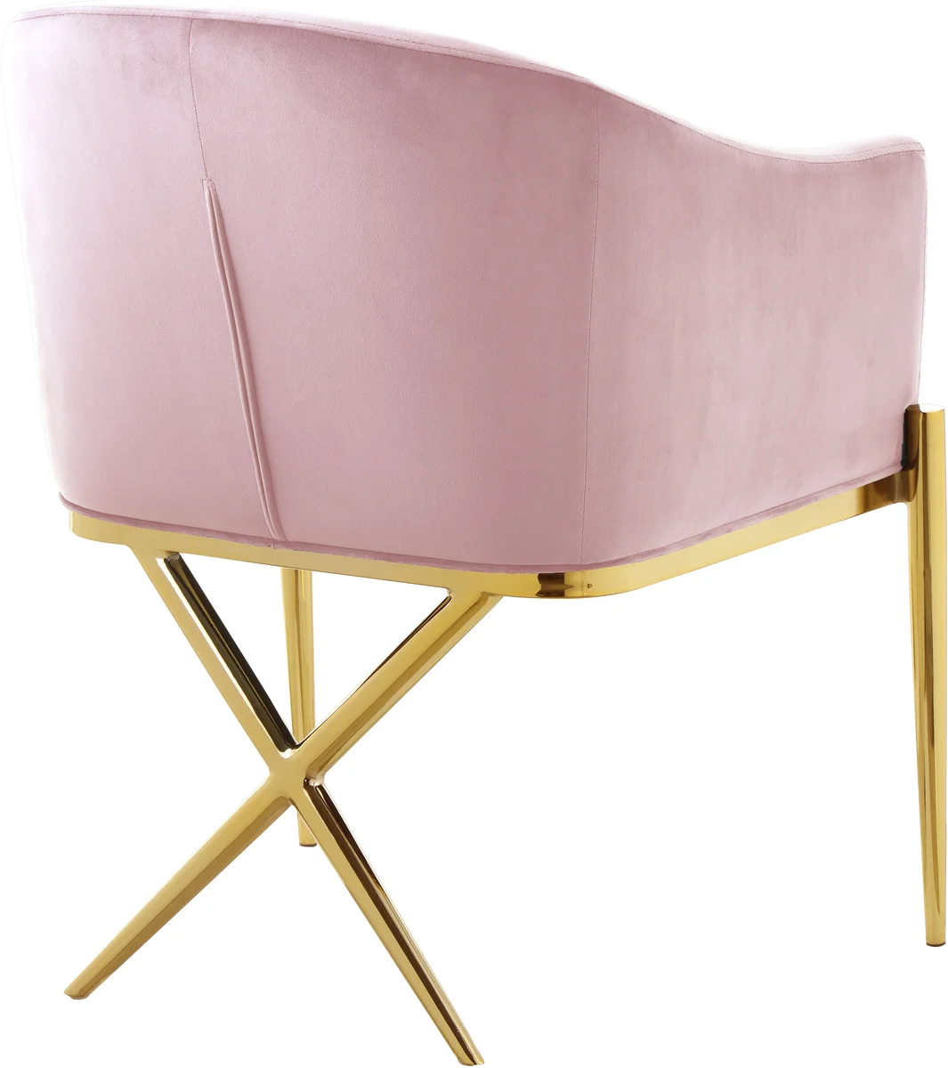 Xavier - Dining Chair - Pink - View 2