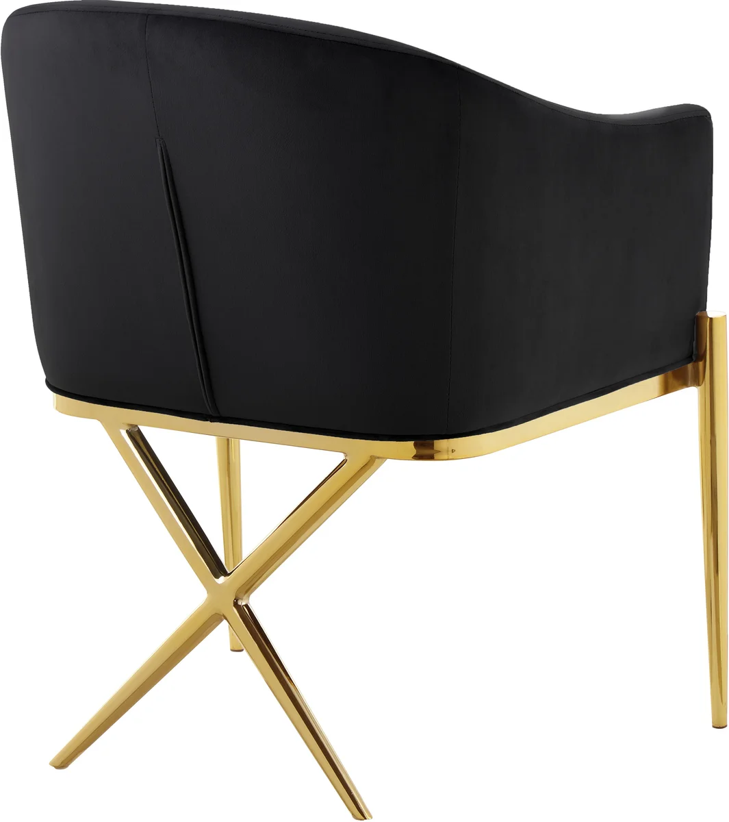 Xavier - Dining Chair - Black - View 2