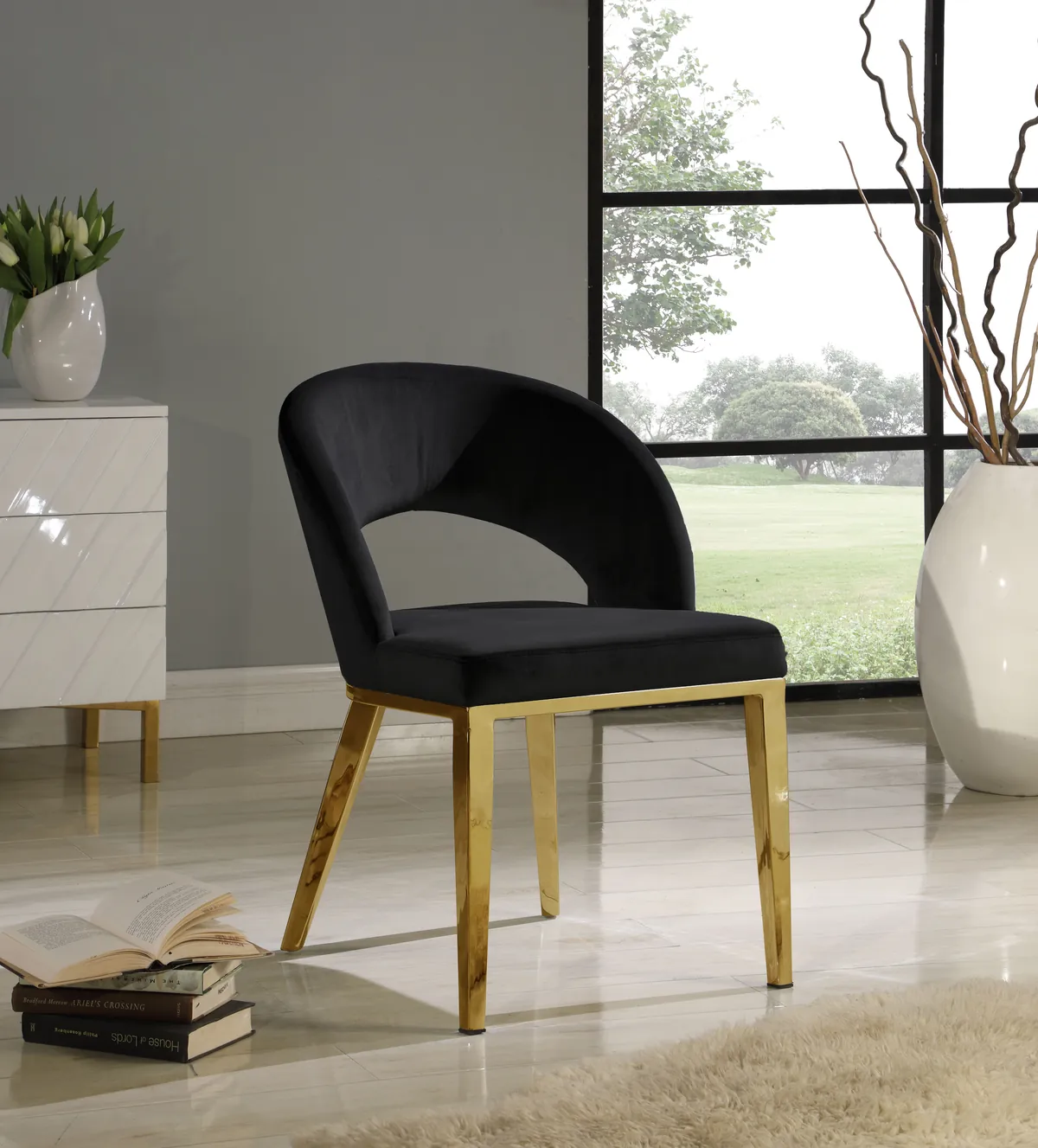 Roberto - Dining Chair - Black