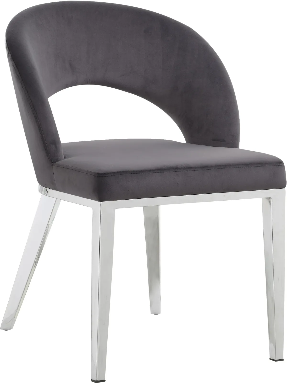 Roberto - Dining Chair - Gray - Fabric