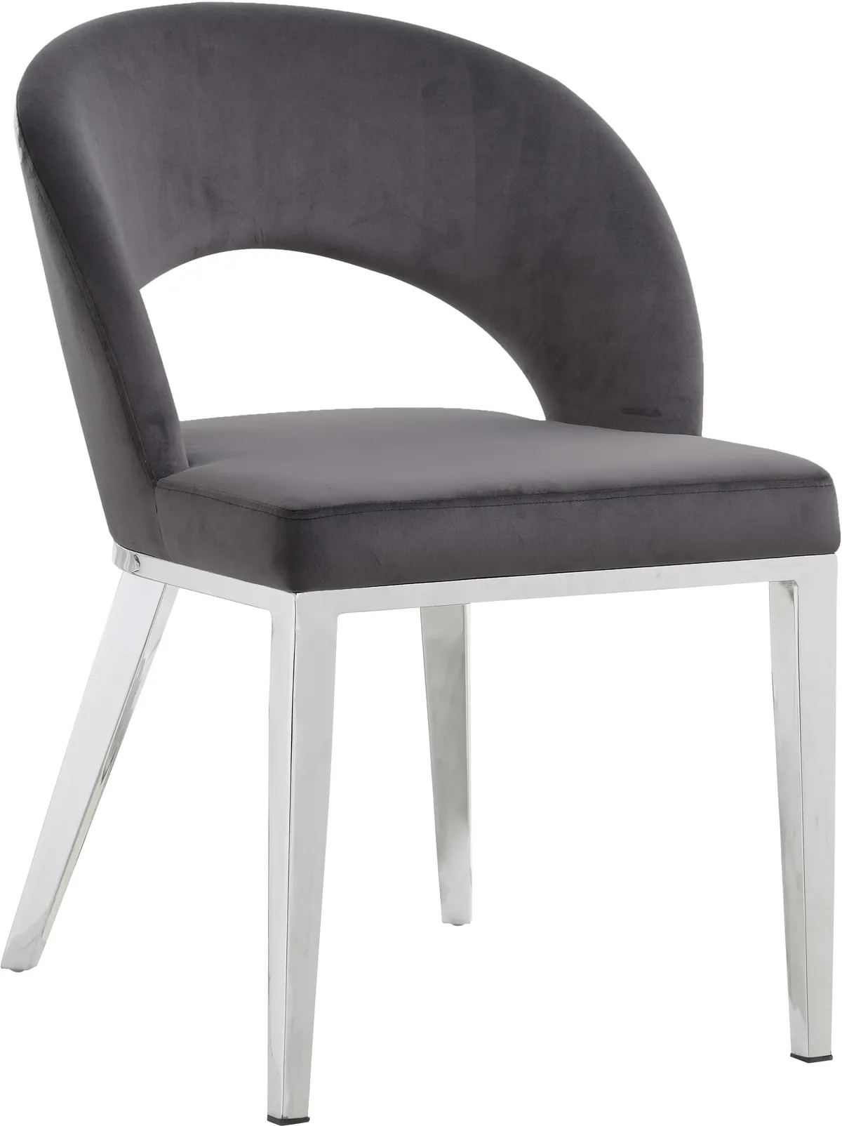 Roberto - Dining Chair - Gray - Fabric