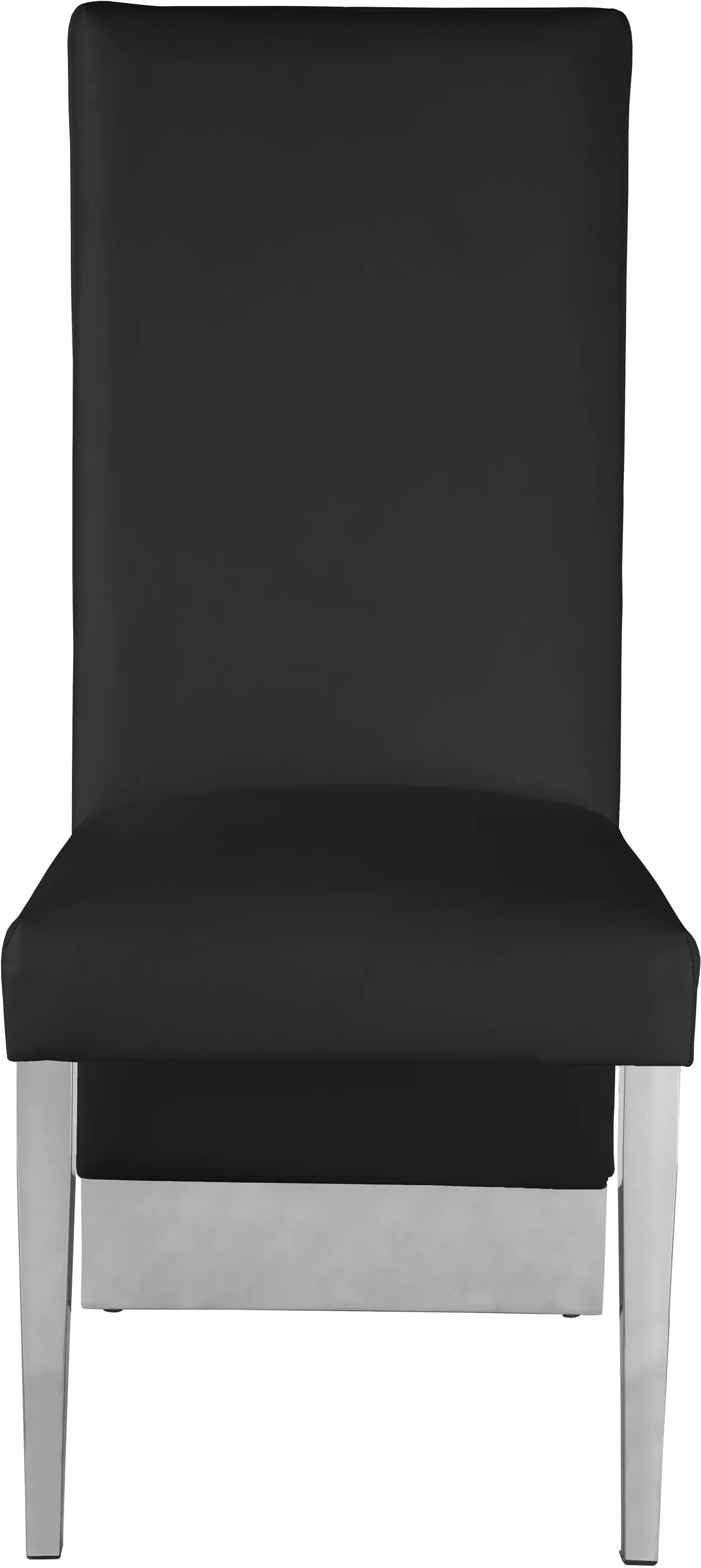 Porsha - Dining Chair (Set of 2) - Black - Faux Leather