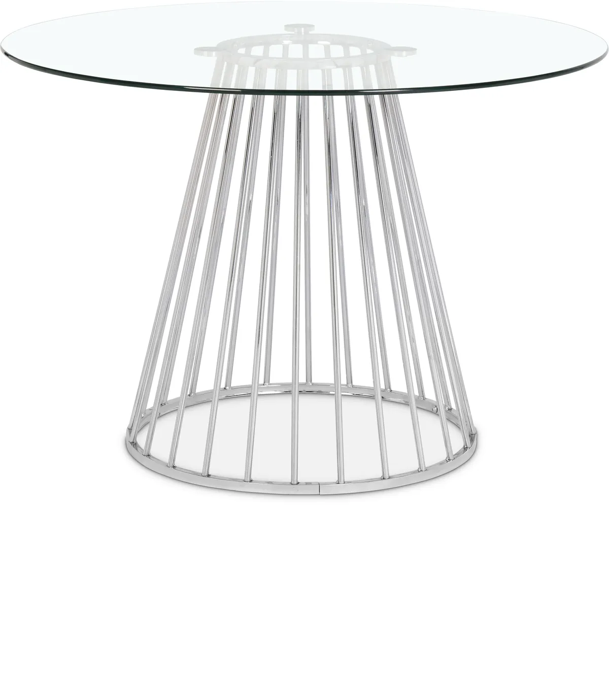 Gio - Dining Table - Pearl Silver - Metal