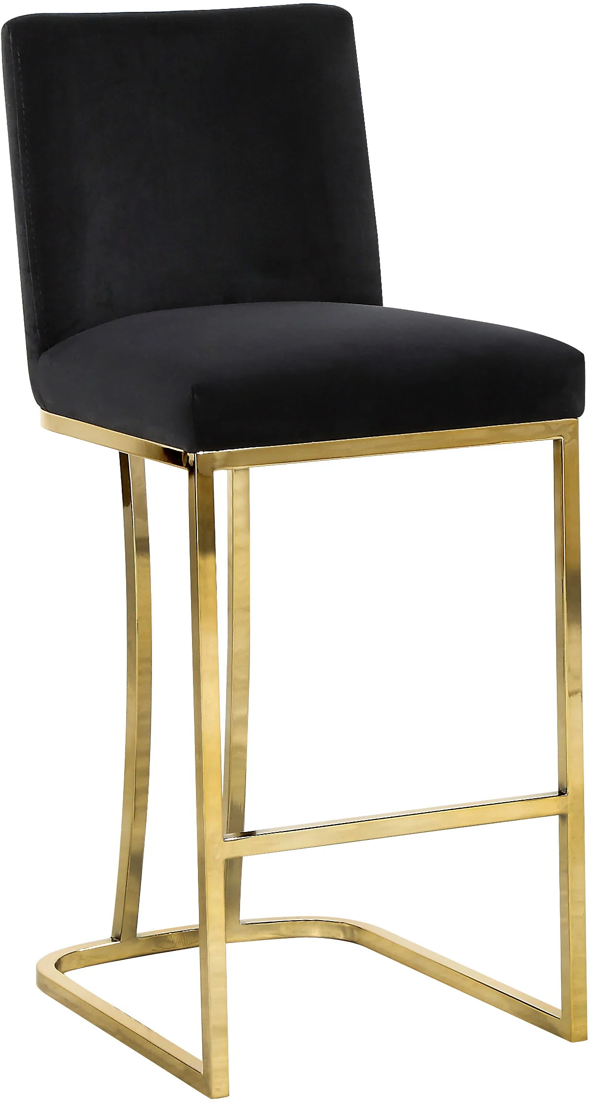 Heidi - Stool - Black - Fabric