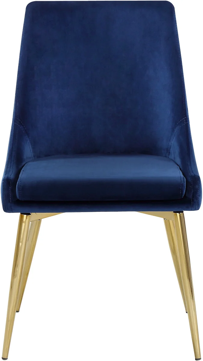 Karina - Dining Chair (Set of 2) - Navy - Fabric