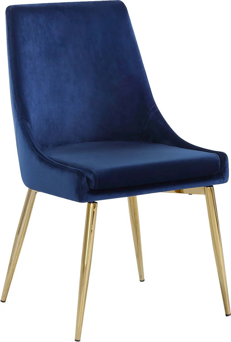 Karina - Dining Chair (Set of 2) - Navy - Fabric
