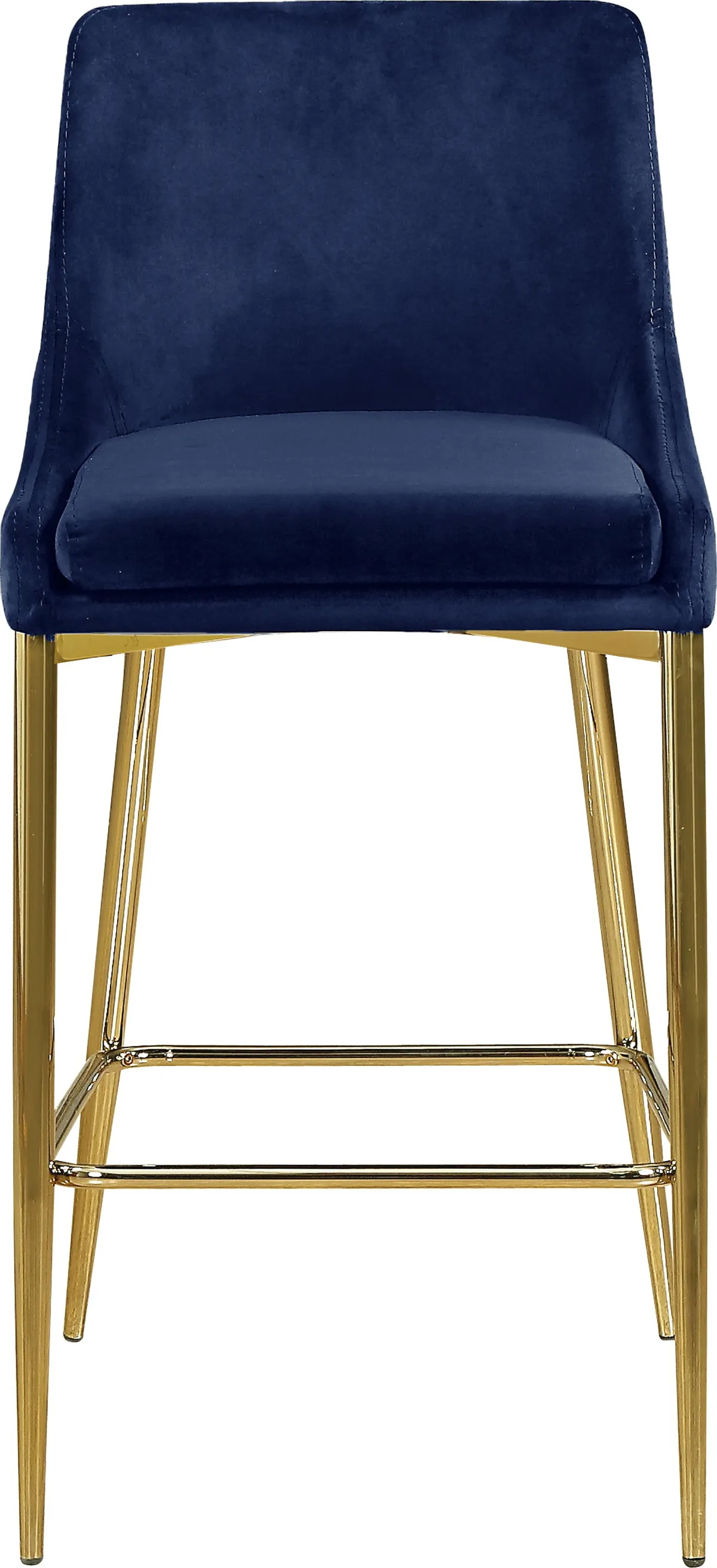 Karina - Stool (Set of 2) - Navy - Fabric
