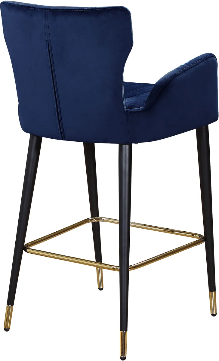Luxe - Stool (Set of 2) - Navy - View 2