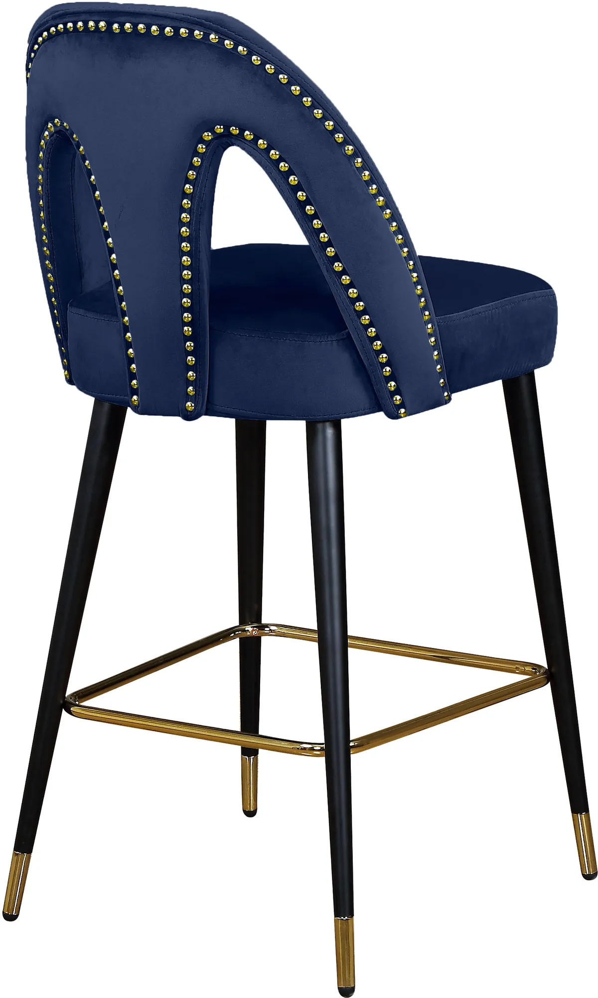 Akoya - Stool (Set of 2) - Navy - View 2