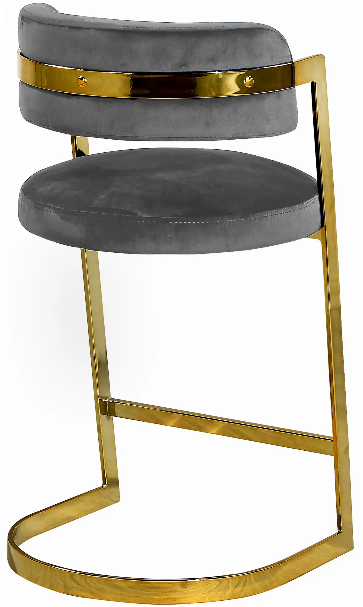 Stephanie - Stool (Set of 2) - Gray - View 2