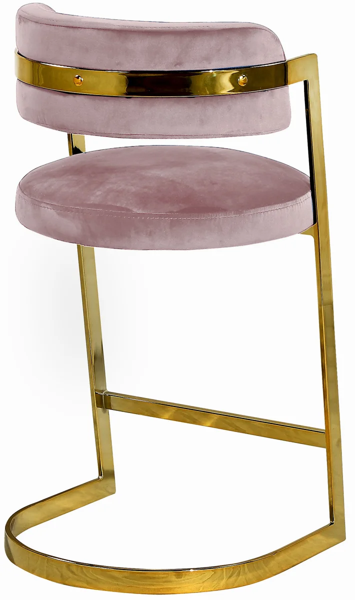 Stephanie - Stool (Set of 2) - Pink - View 2