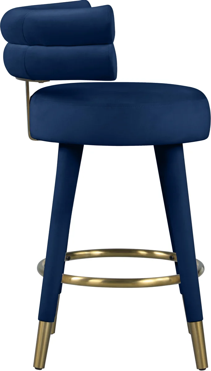 Fitzroy - Counter Stool (Set of 2) - Navy