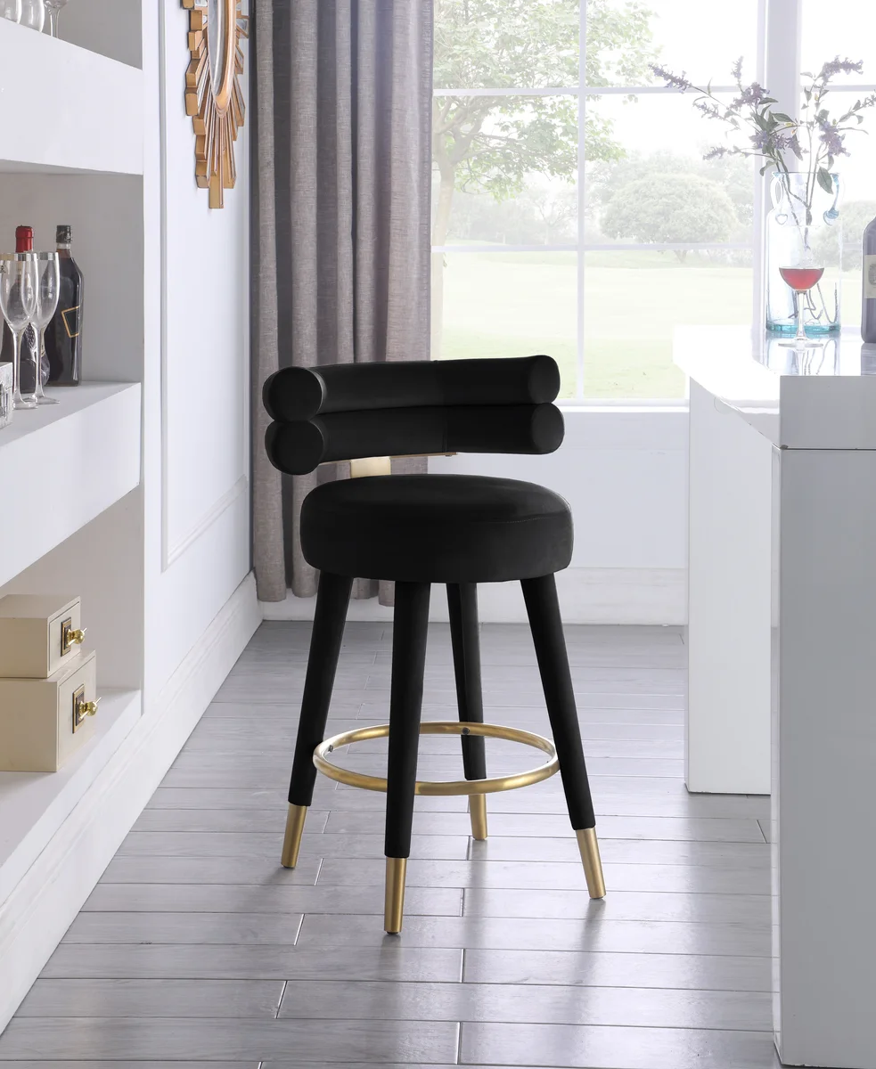 Fitzroy - Counter Stool (Set of 2) - Black - View 2