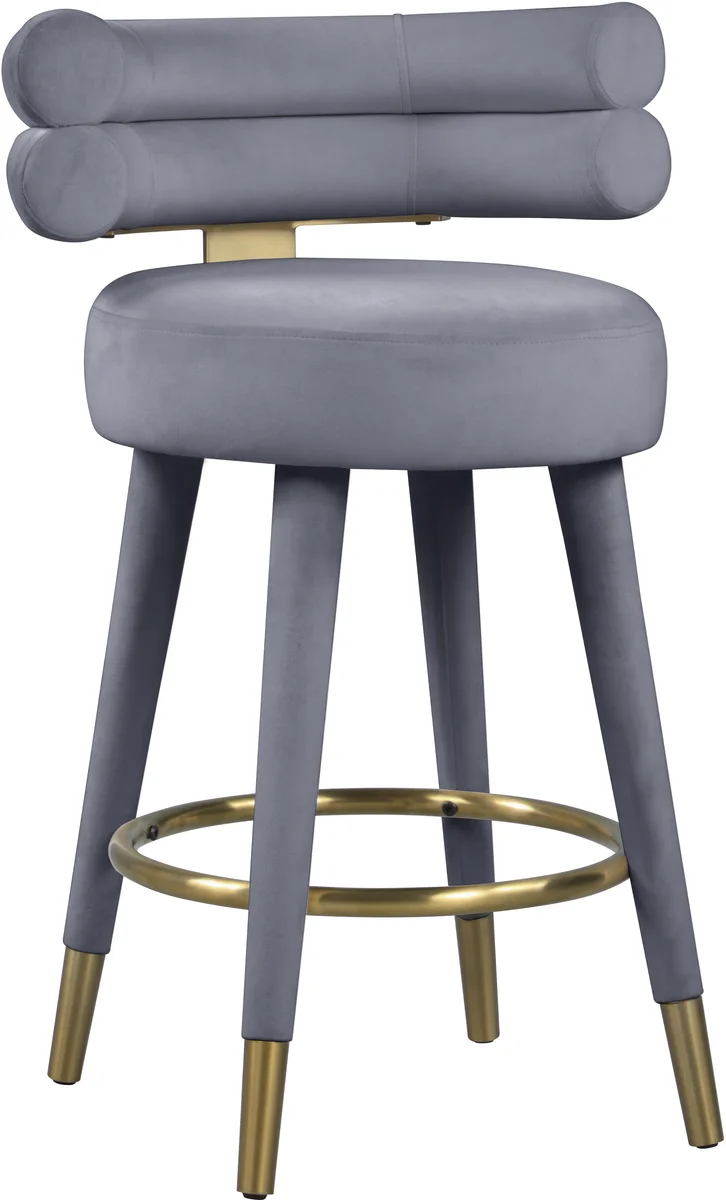 Fitzroy - Counter Stool (Set of 2) - Gray